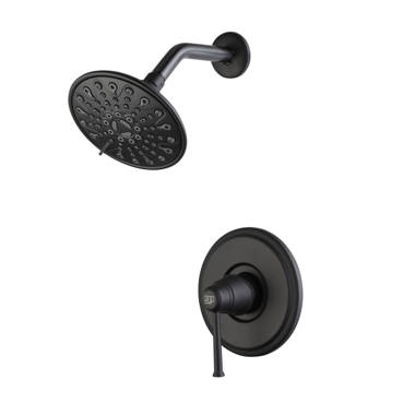 POP SANITARYWARE Black deals Dual-Function Shower Faucet Set ((100.00 VALUE))